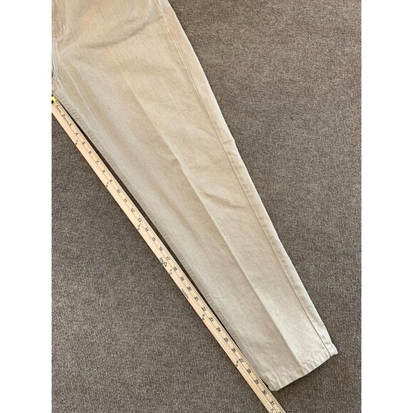 LL Bean Original Fit Jeans Womens 8 High Rise Relaxed Comfort Waist Khaki Denim - Picture 5 of 7